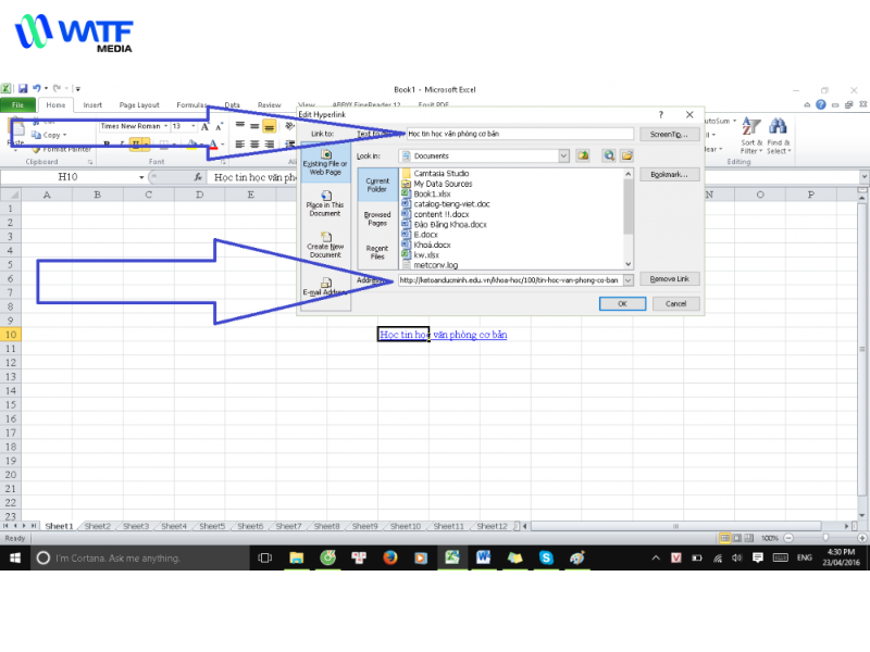 Hyperlink Là Gì? Cách Sử Dụng Hyperlink Hiệu Quả 3 Hyperlink trong Excel