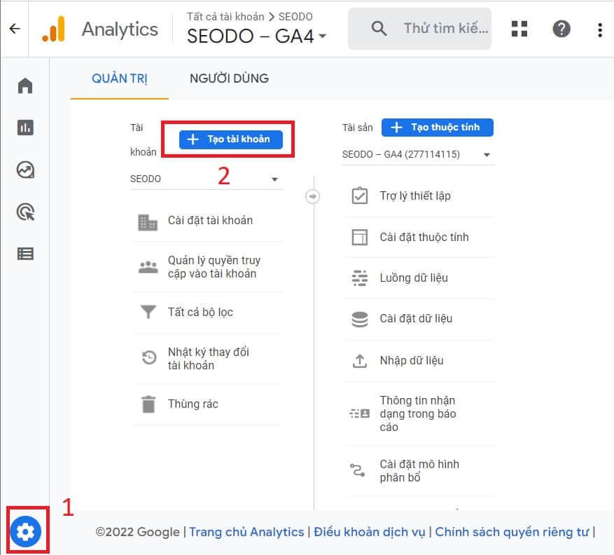 Google Analytics 4 là gì? Hướng Dẫn Cách Sử Dụng 5 Đăng nhập vào tài khoản Google Analytics của bạn.