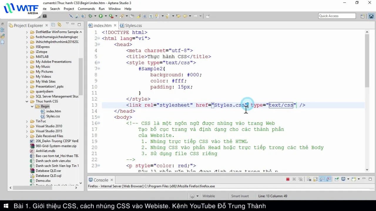 File CSS riêng biệt giúp quản lý, cập nhật giao diện web hiệu quả, dễ dàng File CSS riêng biệt giúp quản lý, cập nhật giao diện web hiệu quả, dễ dàng