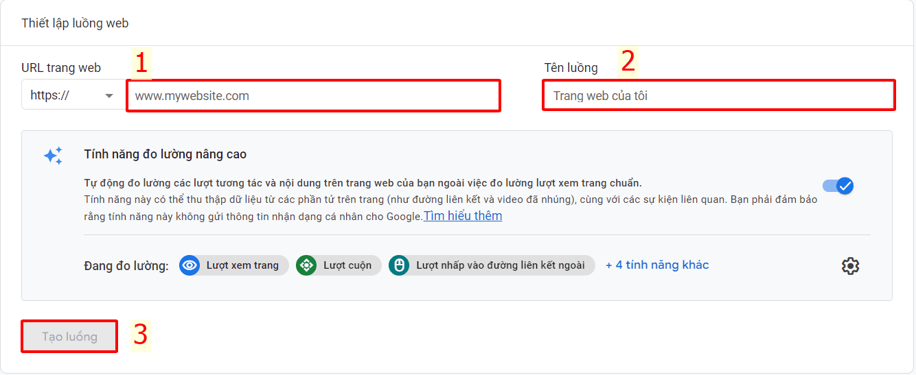 Google Analytics 4 là gì? Hướng Dẫn Cách Sử Dụng 13 Sao chép mã theo dõi hoặc ID đo lường và dán vào mã HTML của trang web.
