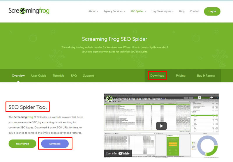 Hướng Dẫn Chi Tiết Và Cách Sử Dụng Screaming Frog Hiệu Quả 2 Hướng dẫn tải và cài đặt Screaming Frog