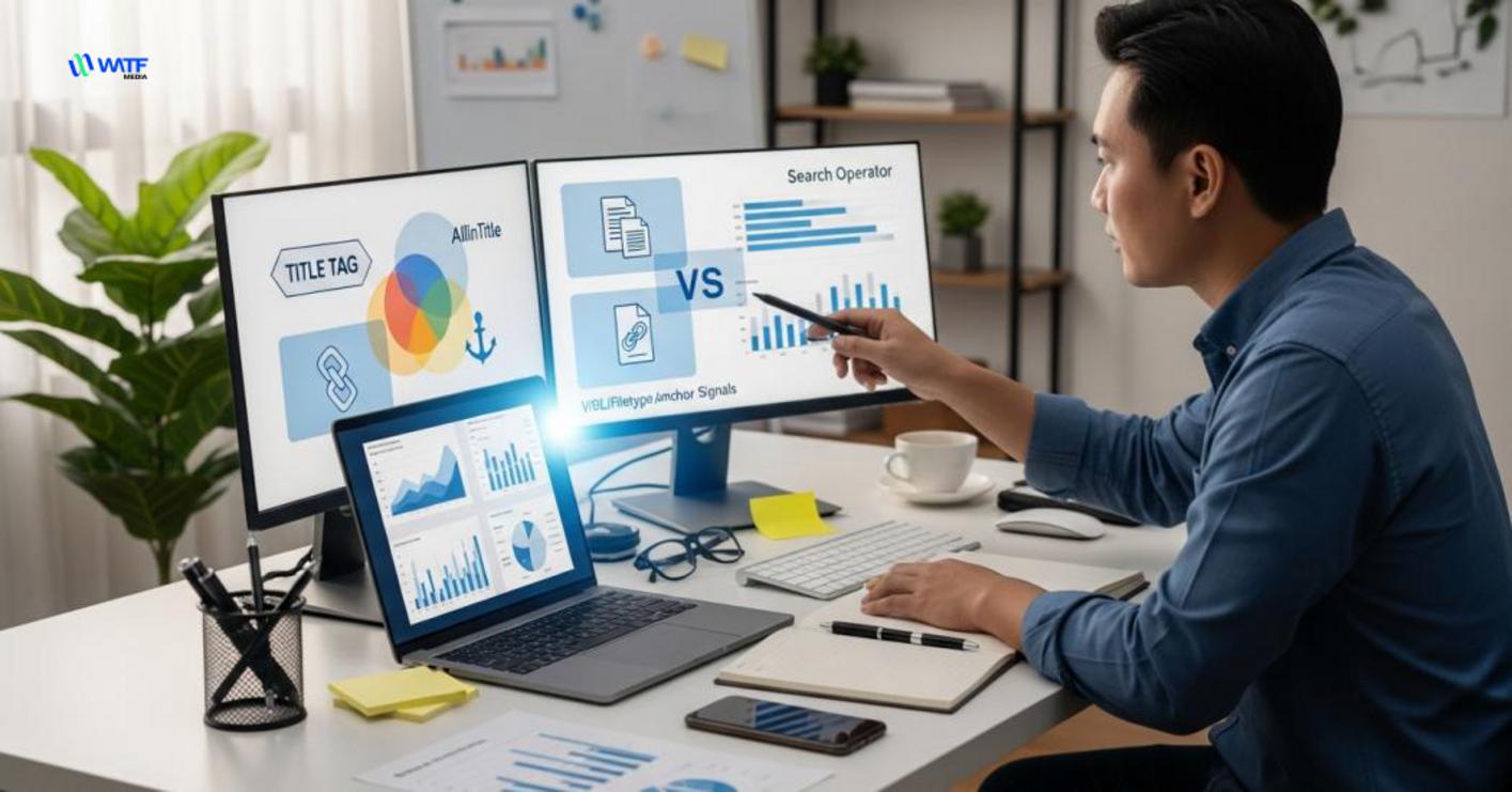 So sánh Allintitle với các toán tử tìm kiếm google