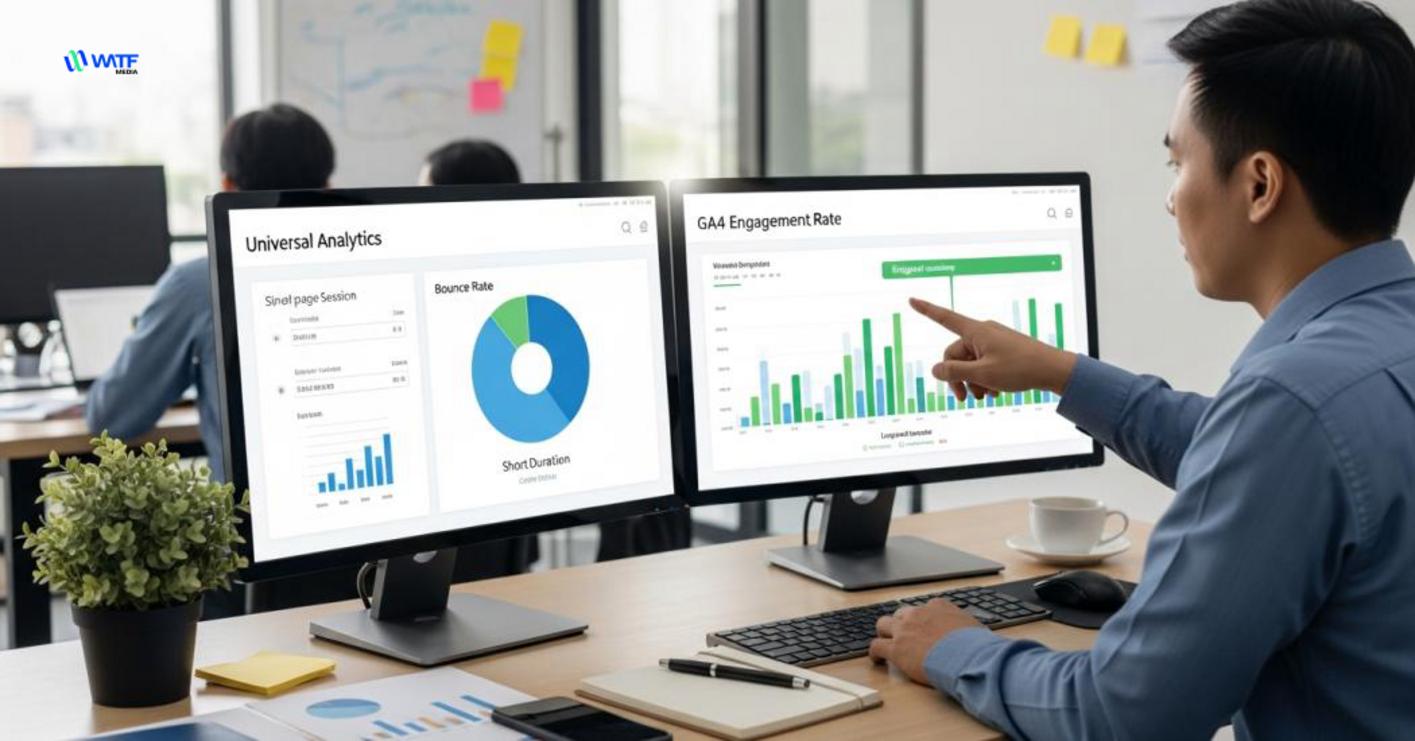 So sánh cách đo trong google analytics: ua vs ga4 (engagement)