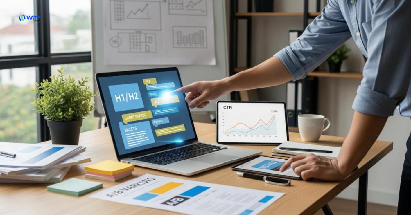 Viết h1, h2 và content ngắn nhưng đủ cho seo