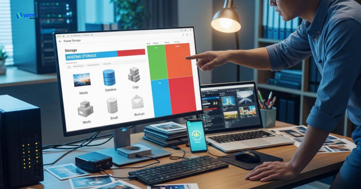 Các thành phần chiếm dụng dung lượng trên server