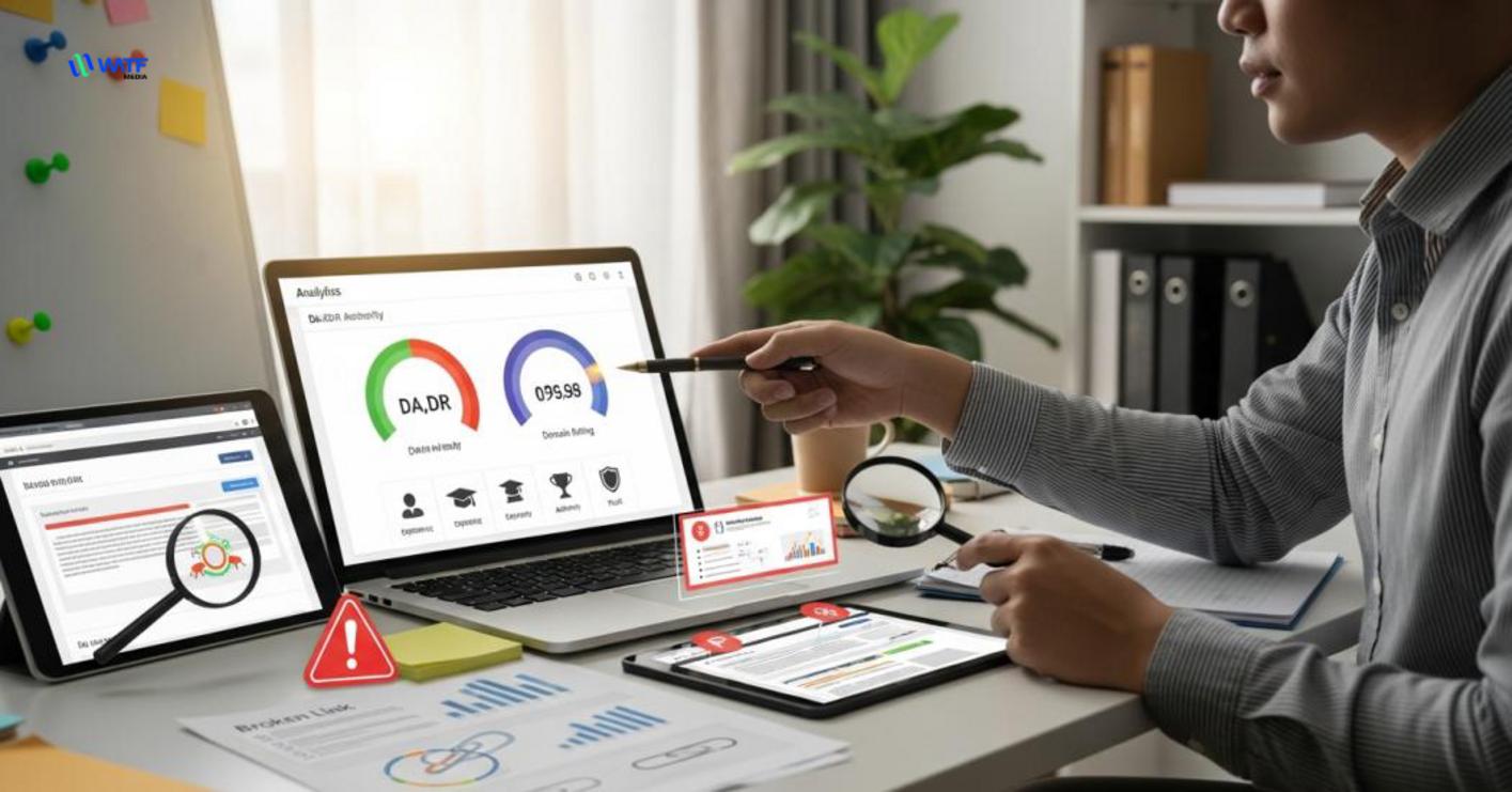 Độ uy tín của nguồn external link thường được đo bằng các chỉ số như DA và DR