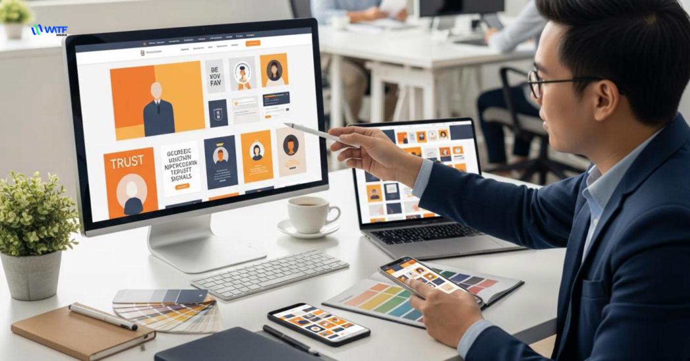 Giao diện web là một trong những yếu tố đầu tiên người dùng nhìn thấy và quyết định lòng tin với thương hiệu Giao diện web là một trong những yếu tố đầu tiên người dùng nhìn thấy và quyết định lòng tin với thương hiệu