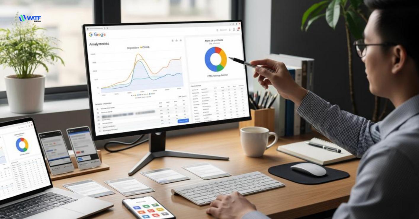 Báo cáo Performance trong Google Search Console là công cụ chính để hiểu hành vi tìm kiếm Báo cáo Performance trong Google Search Console là công cụ chính để hiểu hành vi tìm kiếm