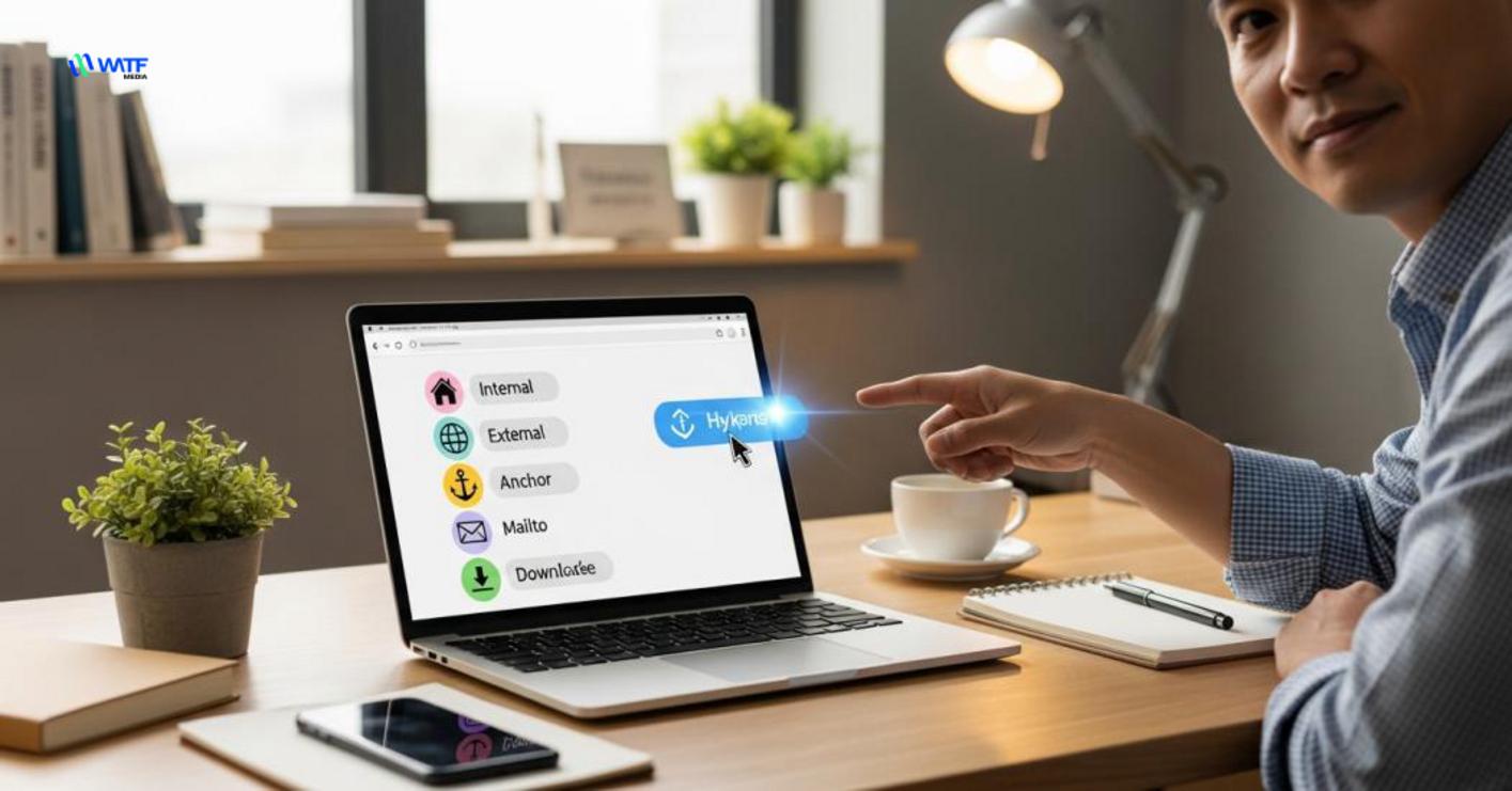 Hyperlink là phần hiển thị (văn bản, ảnh, nút) để người dùng nhấp mở một URL