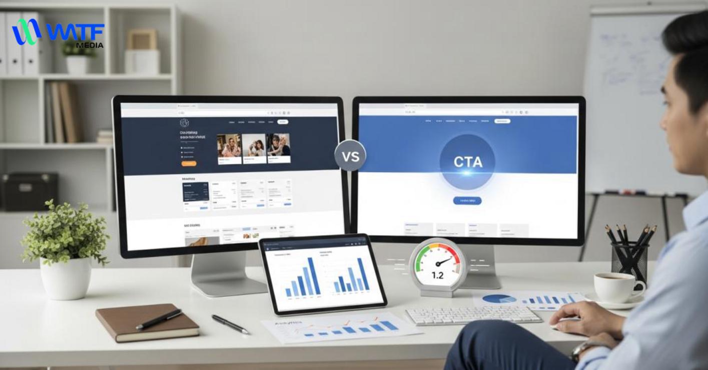 Phân biệt website và landing page: điểm khác biệt cốt lõi