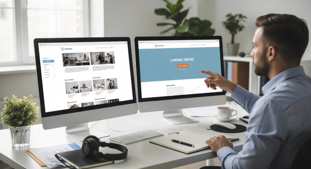 Phân Biệt Website Và Landing Page Để Tối Ưu Marketing