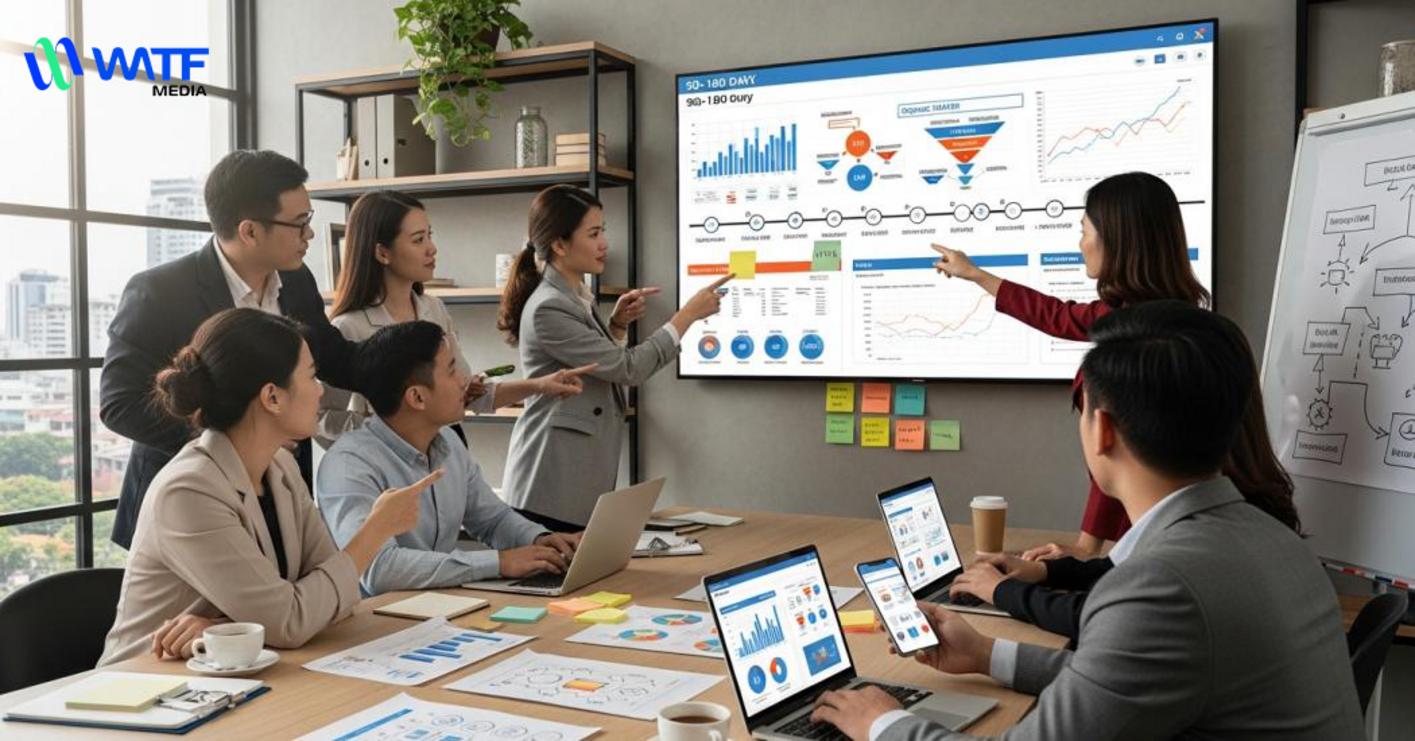 Triển khai theo mục tiêu kinh doanh: roadmap, kpi và cro