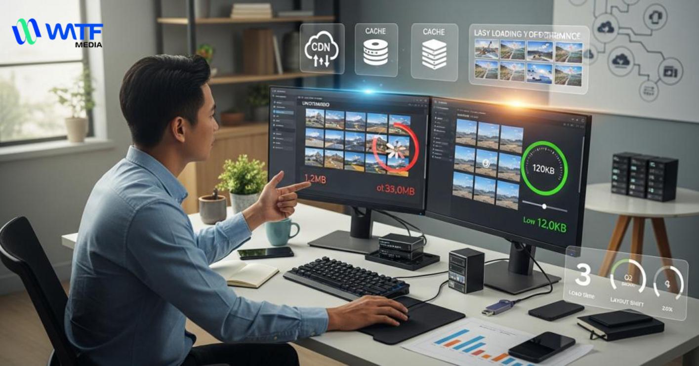 Tối ưu dung lượng và tốc độ tải ảnh có ưu điểm thế nào