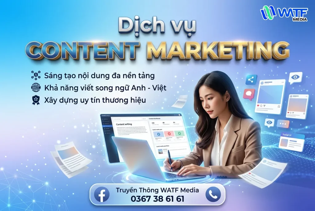 Dịch Vụ Content Marketing Chuyên Nghiệp – Chuẩn SEO – Đa Kênh