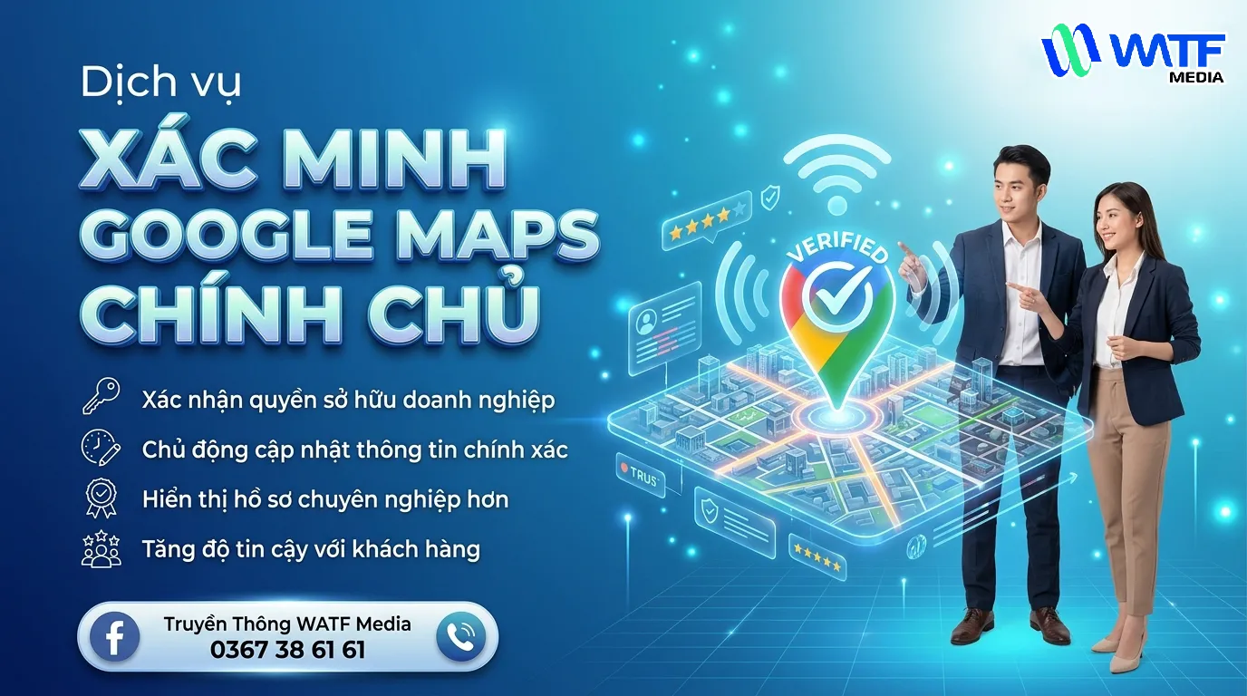 Xác minh Google Maps giúp doanh nghiệp sở hữu quyền quản lý hồ sơ và chủ động cập nhật thông tin chính xác Xác minh Google Maps giúp doanh nghiệp sở hữu quyền quản lý hồ sơ và chủ động cập nhật thông tin chính xác