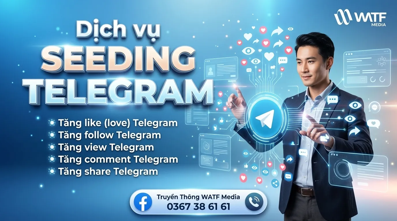 Dịch vụ seeding Telegram giúp tăng thành viên, lượt xem và tương tác, xây dựng cộng đồng hoạt động tích cực