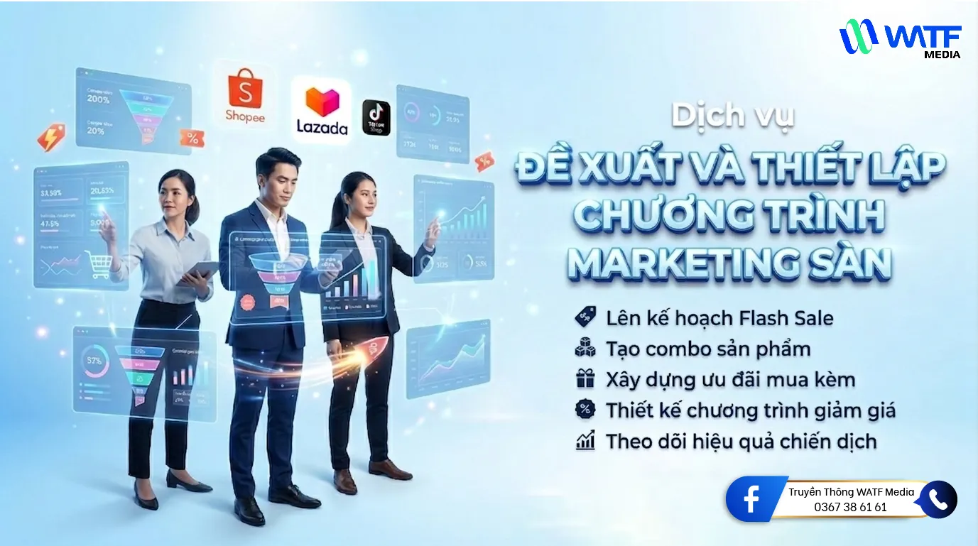 WATF MEDIA đề xuất chiến lược khuyến mãi giúp tăng doanh số bán hàng WATF MEDIA đề xuất chiến lược khuyến mãi giúp tăng doanh số bán hàng