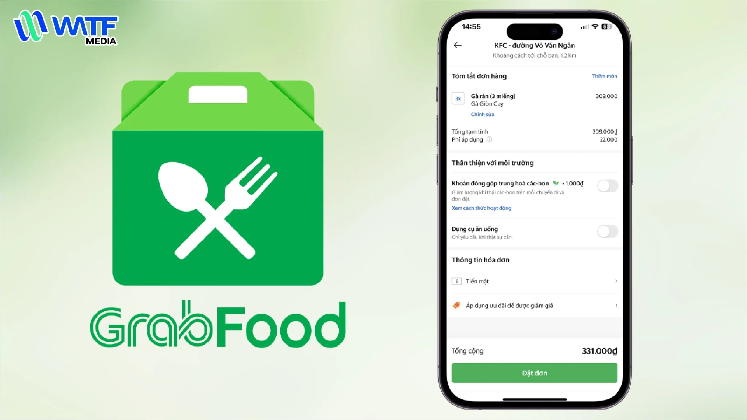 GrabFood là ứng dụng kết nối người bán và người mua, giúp đặt món nhanh chóng và hỗ trợ quán mở rộng kinh doanh online