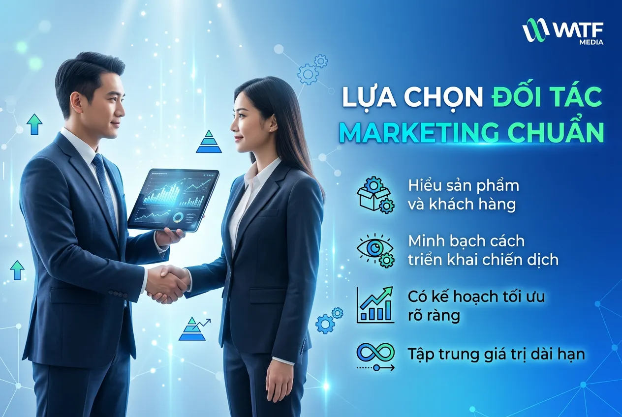 Hãy chọn agency có quy trình rõ ràng và khả năng tối ưu thực tế thay vì chỉ đưa ra lời hứa doanh thu