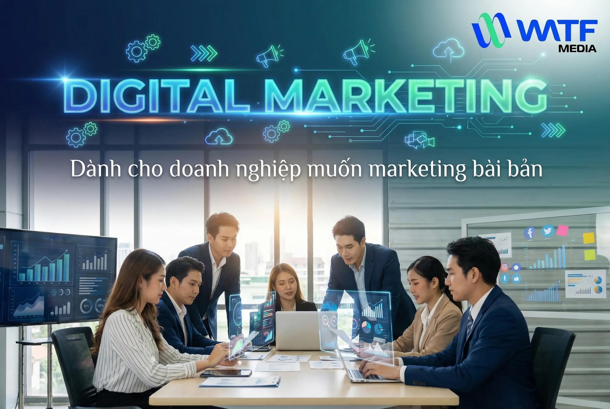 Doanh nghiệp chưa có đội marketing chuyên trách nên triển khai Digital Marketing trọn gói