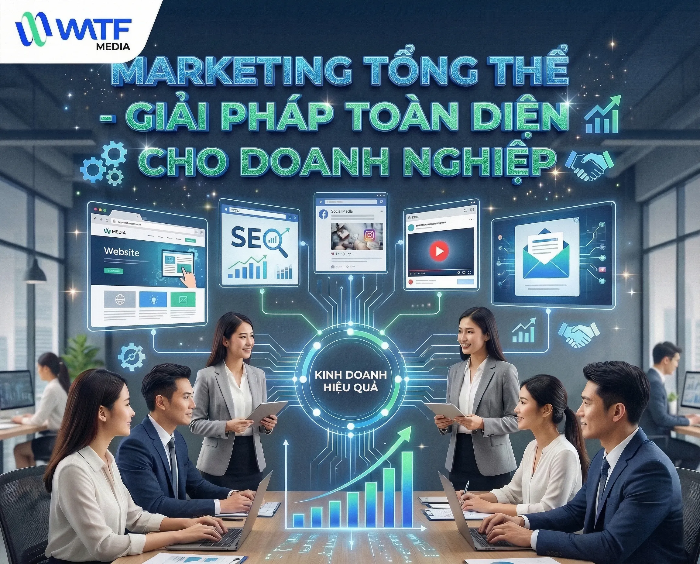 Marketing tổng thể xây dựng hệ thống truyền thông online đồng bộ nhằm tối ưu hiệu quả kinh doanh