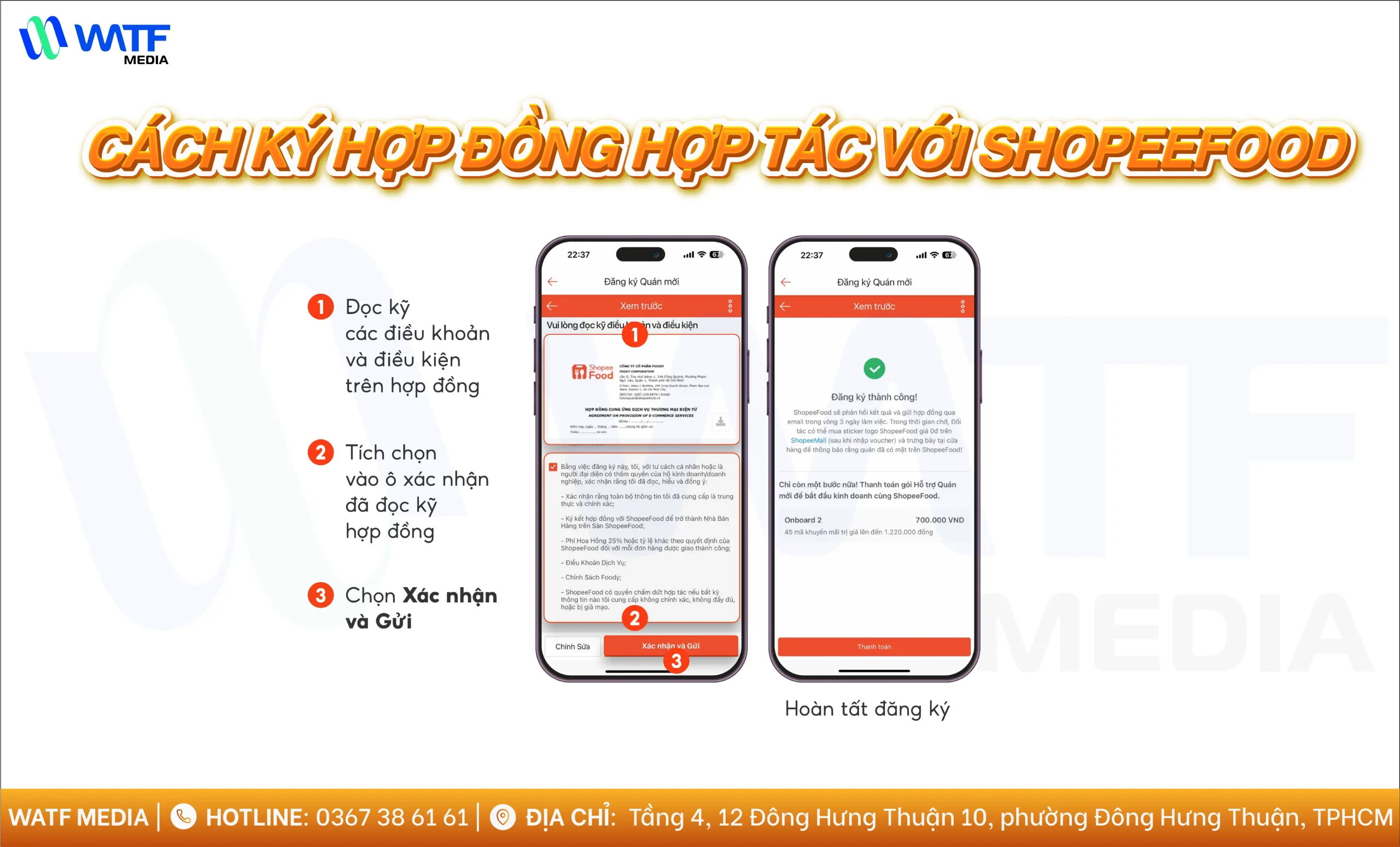 Việc ký hợp đồng trực tuyến giúp đơn giản hóa quy trình, đảm bảo minh bạch và tiết kiệm thời gian cho chủ quán khi đăng ký Việc ký hợp đồng trực tuyến giúp đơn giản hóa quy trình, đảm bảo minh bạch và tiết kiệm thời gian cho chủ quán khi đăng ký