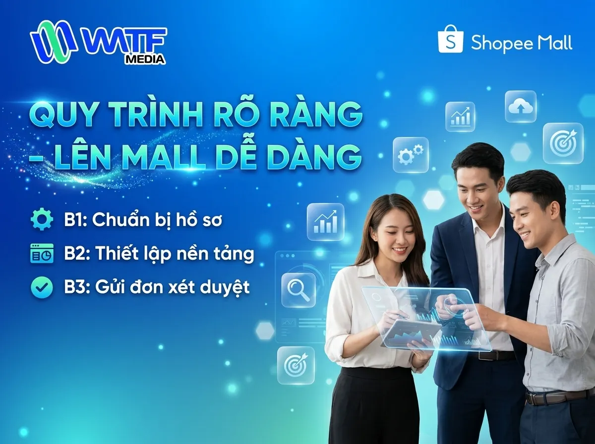 Quy trình đăng ký Shopee Mall gồm chuẩn bị hồ sơ, thiết lập gian hàng và gửi xét duyệt theo đúng yêu cầu Quy trình đăng ký Shopee Mall gồm chuẩn bị hồ sơ, thiết lập gian hàng và gửi xét duyệt theo đúng yêu cầu