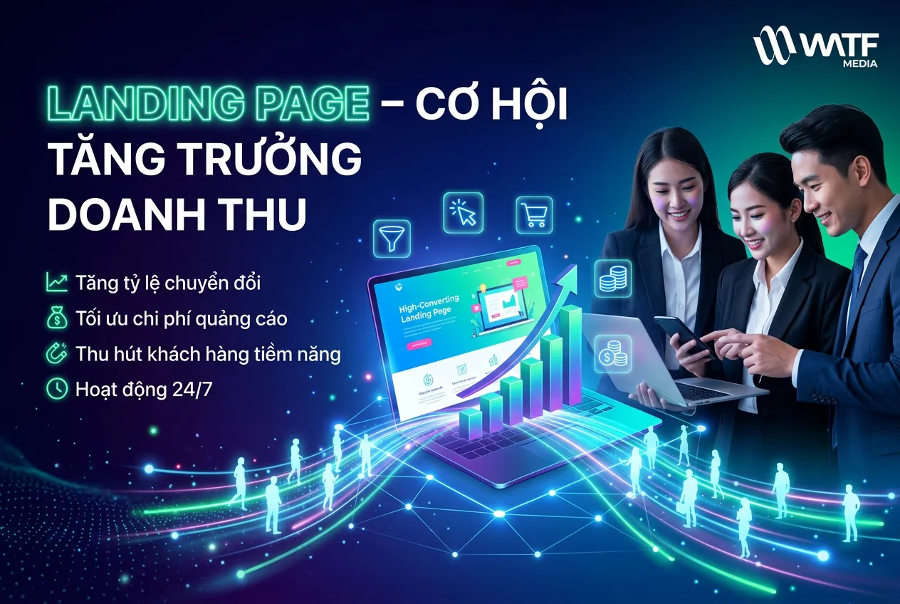 Sở hữu landing page giúp doanh nghiệp tiếp cận khách hàng hiệu quả, tăng doanh thu và tối ưu chi phí quảng cáo