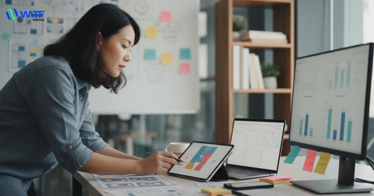 Quy trình thiết kế ui/ux và công cụ thường dùng