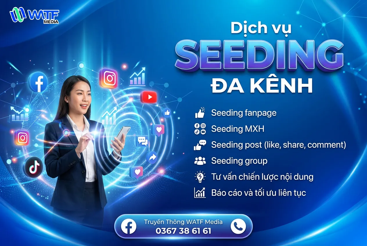 Dịch vụ Seeding giúp tăng uy tín thương hiệu và tạo hiệu ứng đám đông trên mạng xã hội