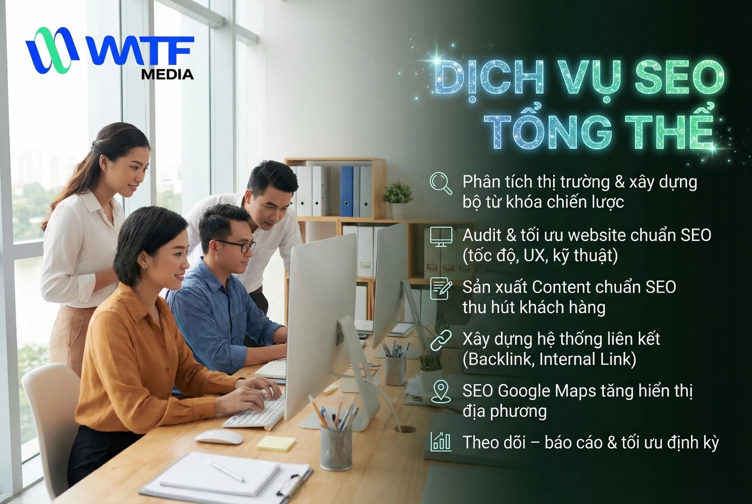 Dịch vụ SEO tổng thể giúp website tăng thứ hạng Google và thu hút lượng truy cập tự nhiên bền vững
