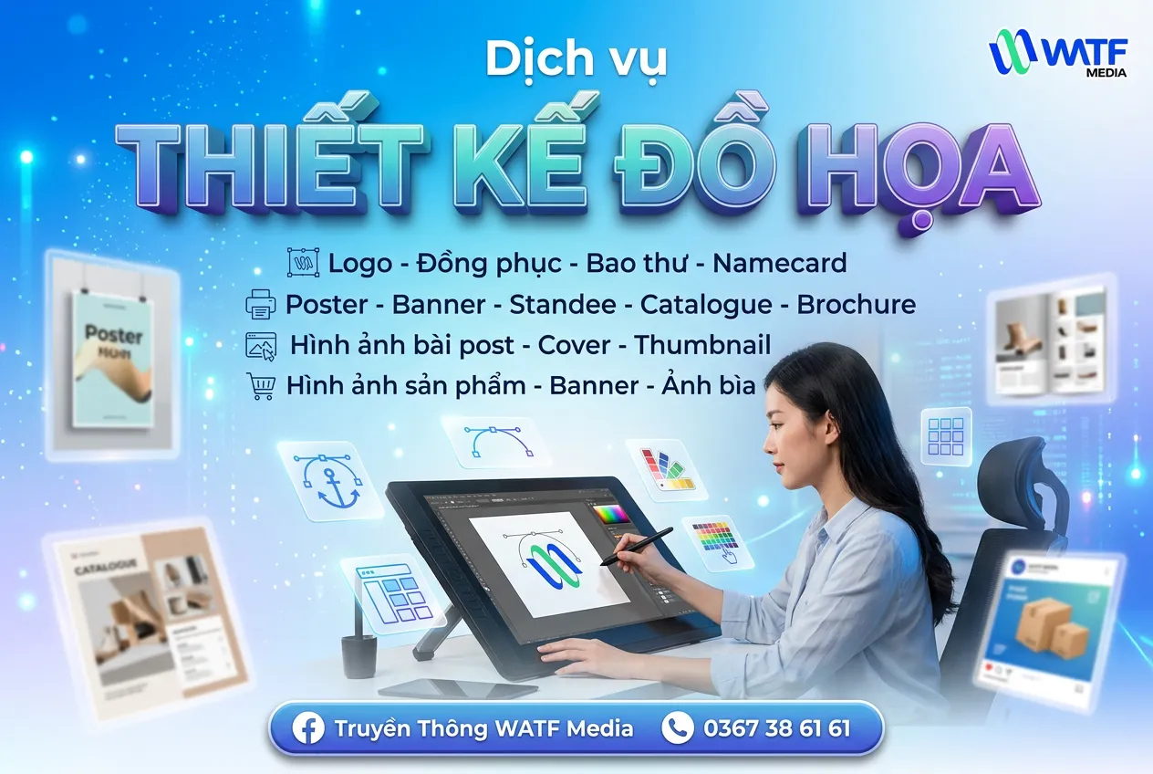 Dịch vụ Thiết kế đồ họa giúp thương hiệu tạo hình ảnh chuyên nghiệp và đồng nhất trên mọi nền tảng
