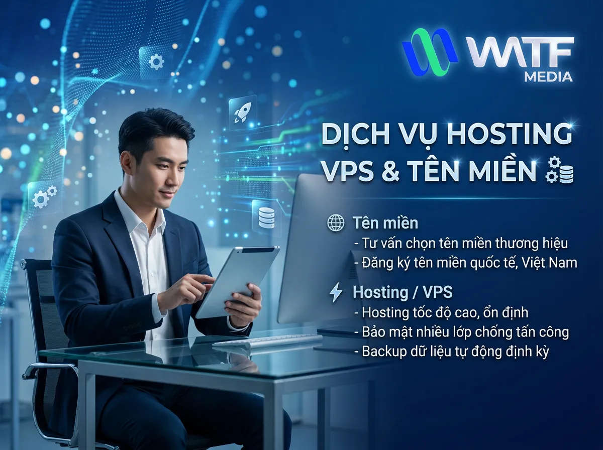 Dịch vụ Hosting và domain giúp website vận hành ổn định, nhanh và bảo mật