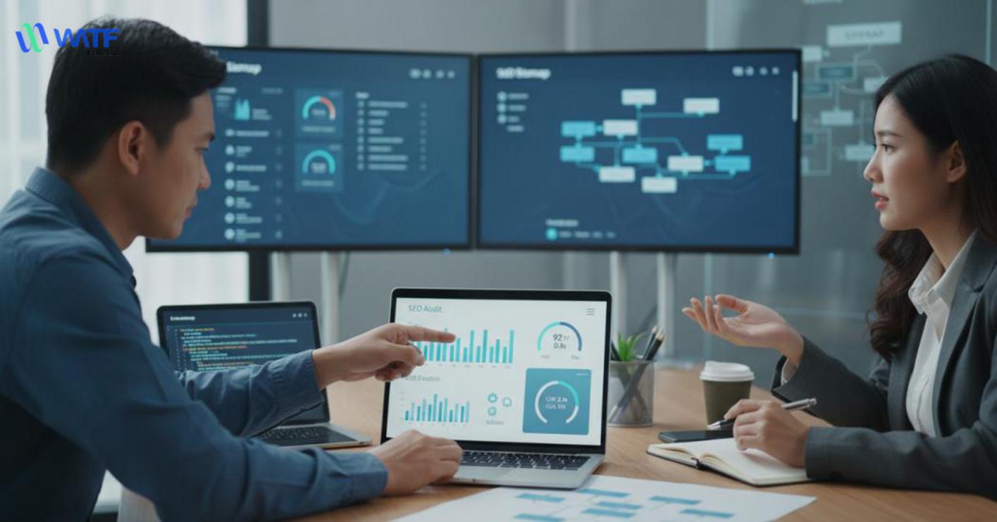 Mục tiêu là giải thích Chiến lược SEO là gì trong liên hệ với mục tiêu kinh doanh và đối tượng khách hàng, từ đó xây dựng kế hoạch SEO dài hạn có thể đo lường.