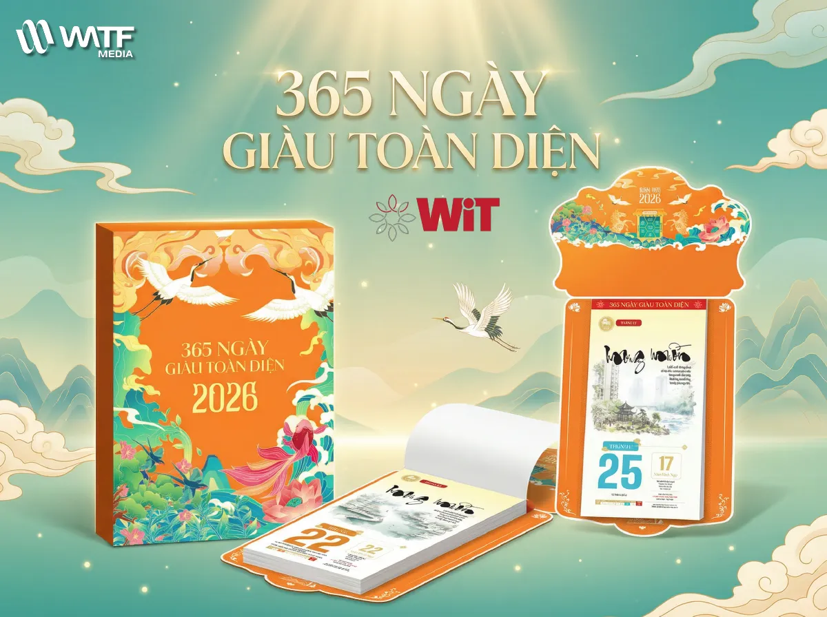 WATF MEDIA thiết kế bộ lịch nghệ thuật truyền tải triết lý sống tích cực WATF MEDIA thiết kế bộ lịch nghệ thuật truyền tải triết lý sống tích cực