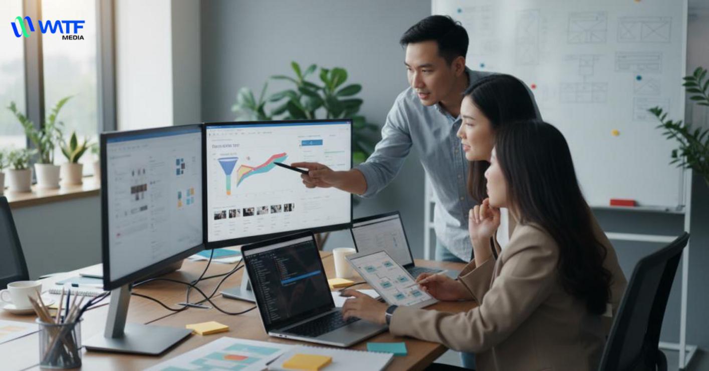 Ứng dụng, phát triển thương hiệu online và dịch vụ watf