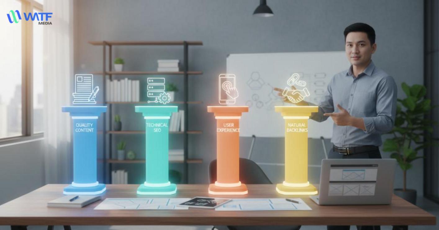 Các thành phần cốt lõi của seo mũ trắng