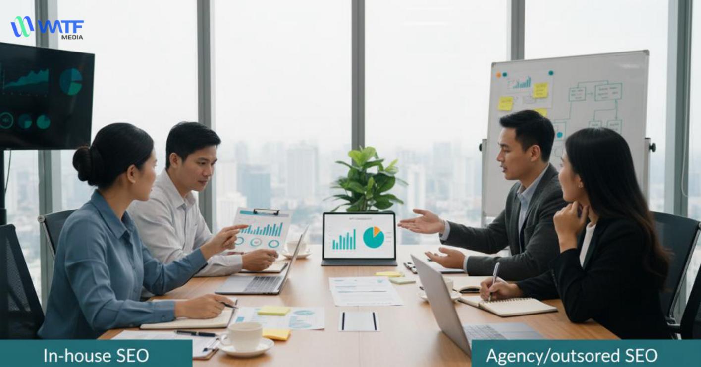 Tự làm SEO phù hợp khi doanh nghiệp có đội ngũ marketing hoặc IT có kiến thức về tối ưu hóa công cụ tìm kiếm