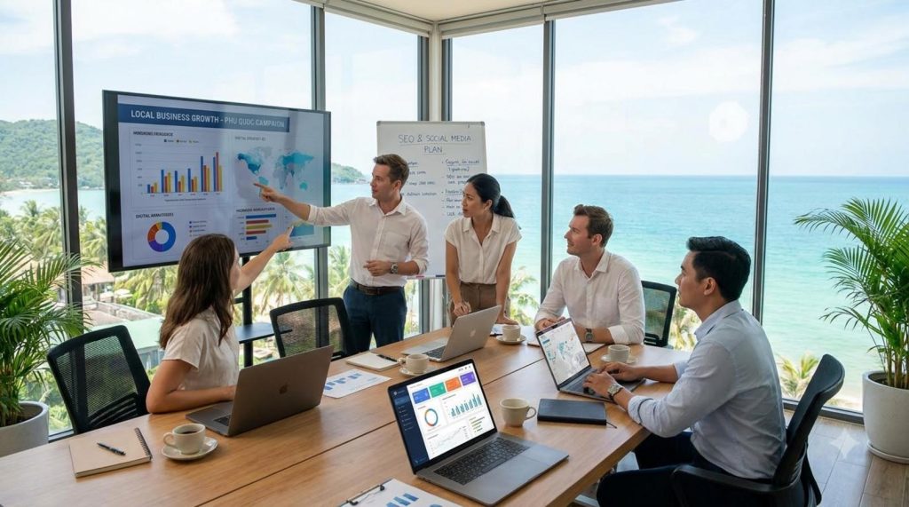 Dịch Vụ Marketing Phú Quốc Tổng Thể Cho Doanh Nghiệp