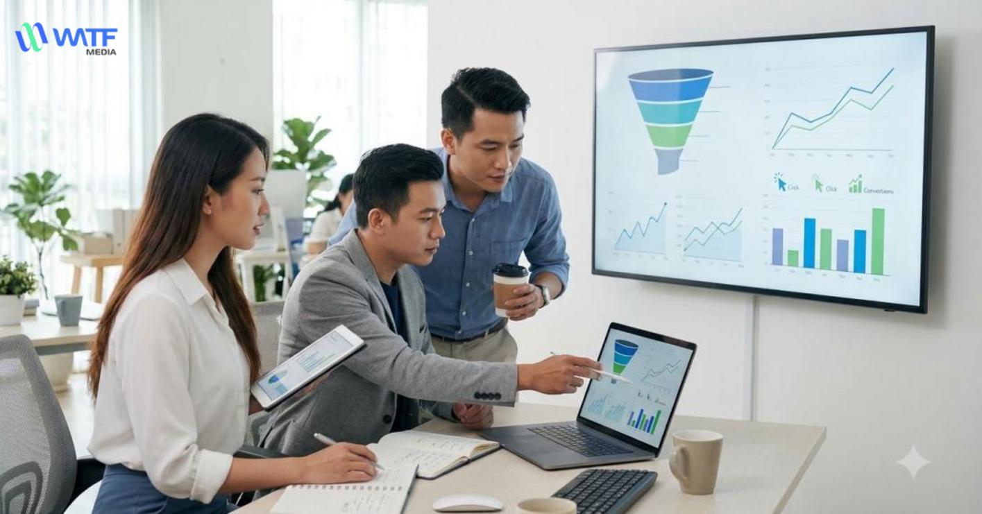 Đo lường hiệu quả quảng cáo trước giúp doanh nghiệp tối ưu chi phí và tăng ngân sách dựa trên dữ liệu thực tế. Đo lường hiệu quả quảng cáo trước giúp doanh nghiệp tối ưu chi phí và tăng ngân sách dựa trên dữ liệu thực tế.