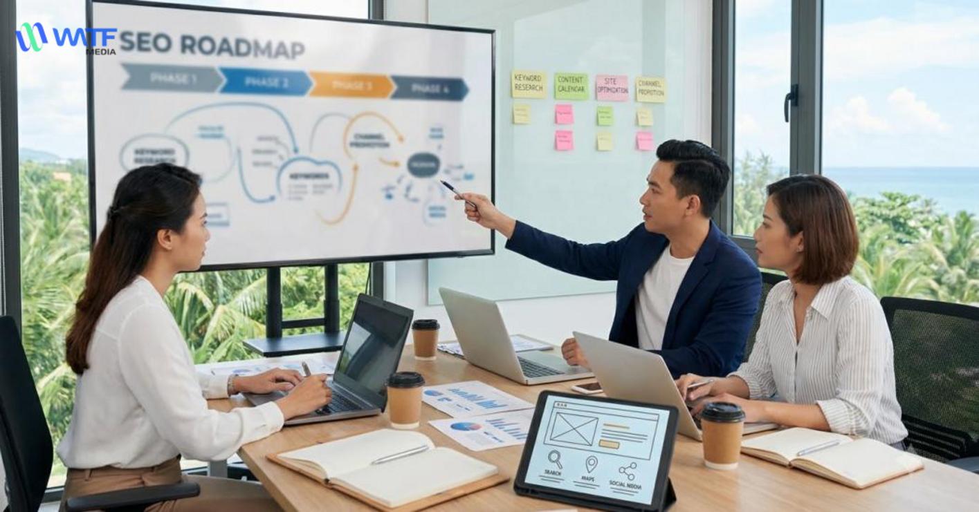 Quy trình triển khai seo khách sạn phú quốc theo từng giai đoạn Quy trình triển khai seo khách sạn phú quốc theo từng giai đoạn