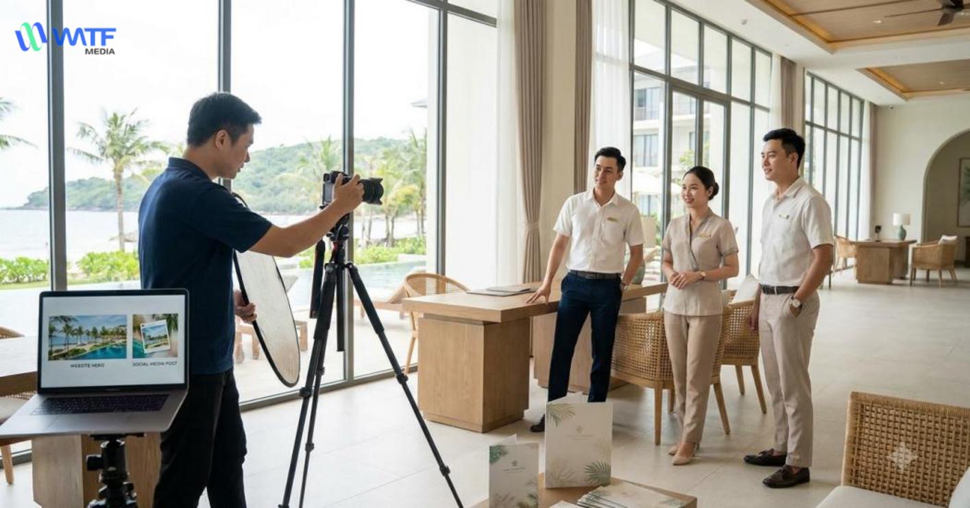 Chụp ảnh doanh nghiệp Phú Quốc phục vụ thương hiệu, sản phẩm và truyền thông