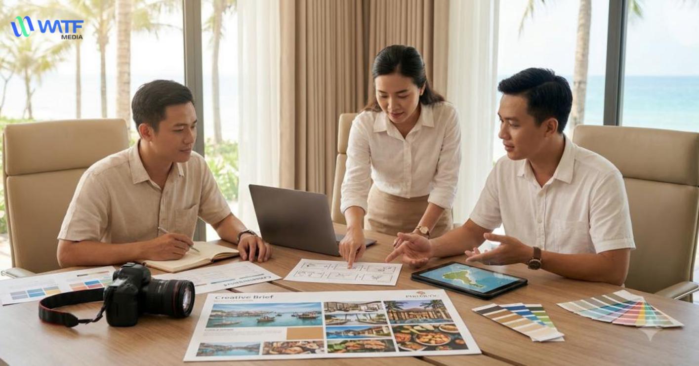 Lập kế hoạch concept Phú Quốc với brief, bối cảnh, shot list và hậu kỳ