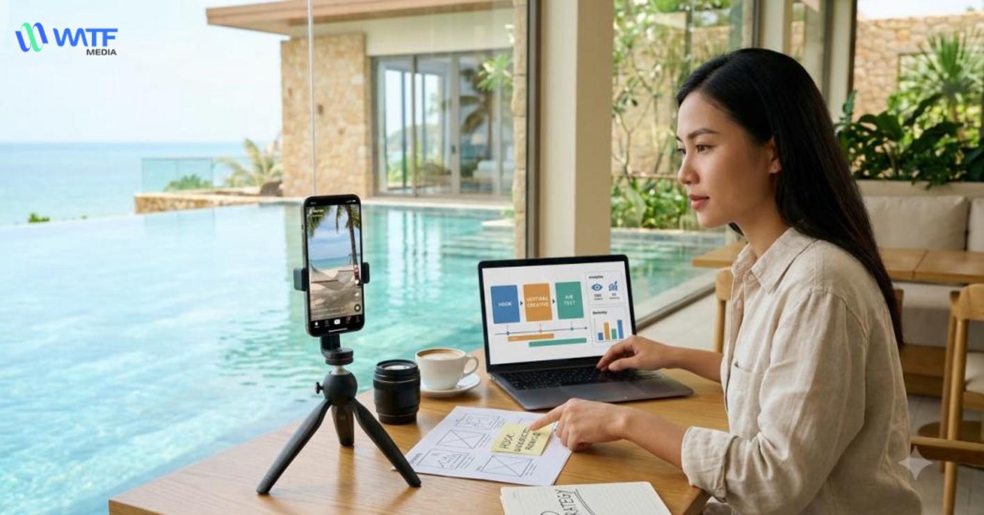 Xây dựng chiến lược tiktok cho resort và homestay