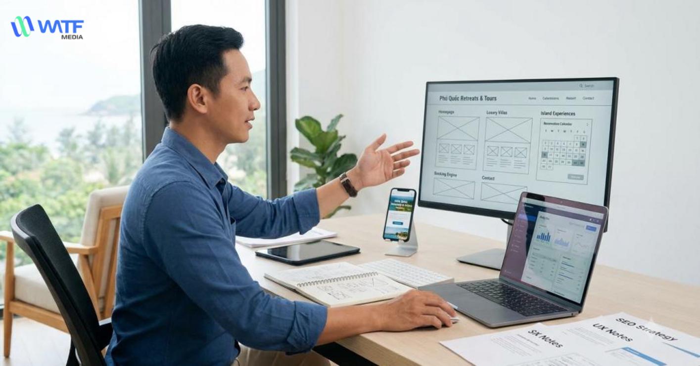 Thiết kế website Phú Quốc chuẩn SEO, tối ưu theo mục tiêu kinh doanh