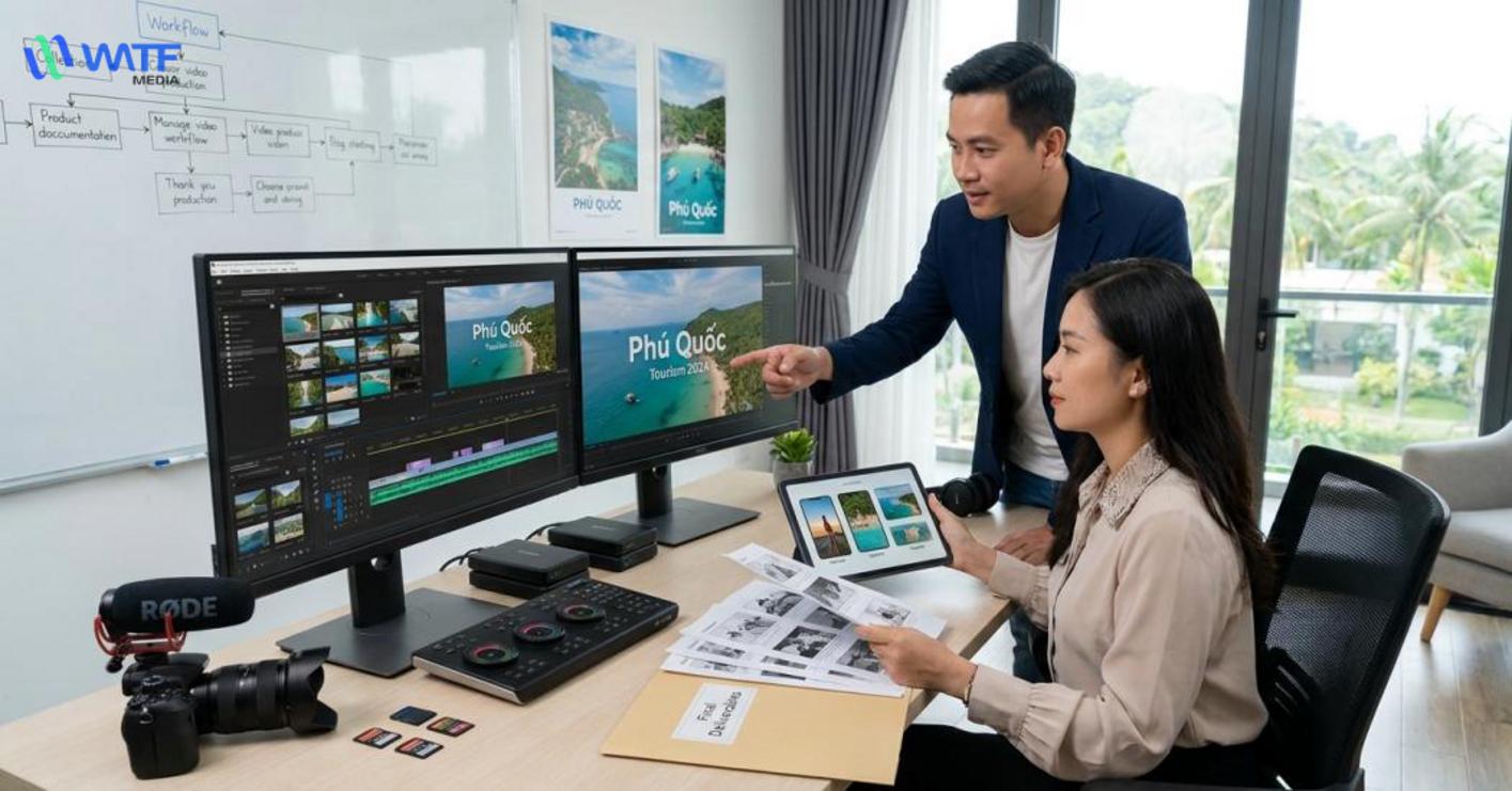 Quy trình production video du lịch và sản phẩm bàn giao Quy trình production video du lịch và sản phẩm bàn giao